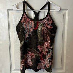 Beautiful paisley Athleta tank
